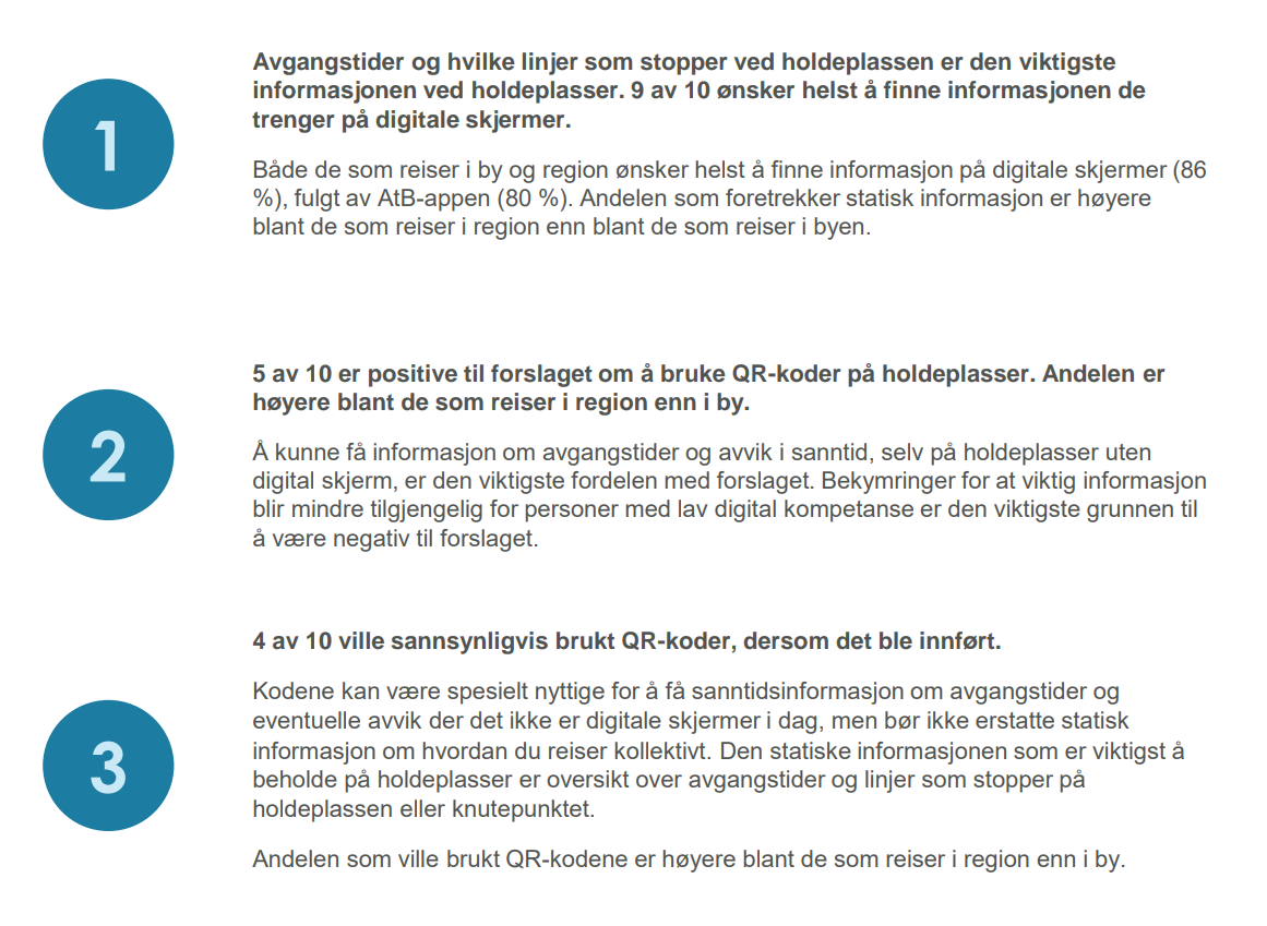 TR info kundepanel holdeplassinformasjon